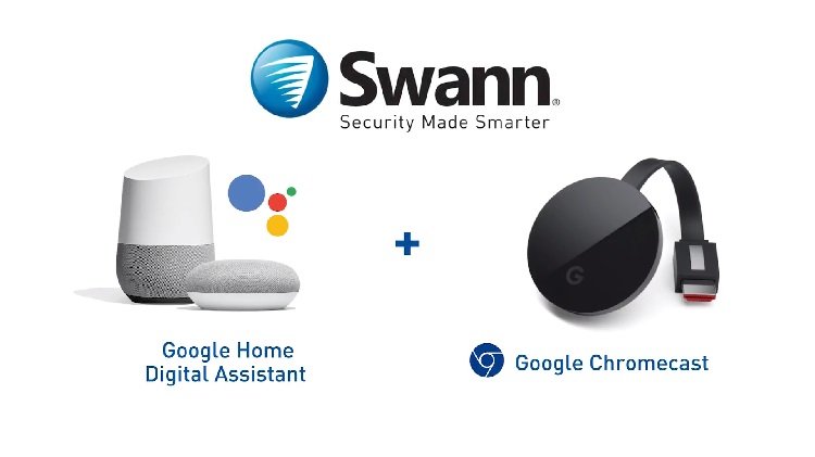 swann security with google home