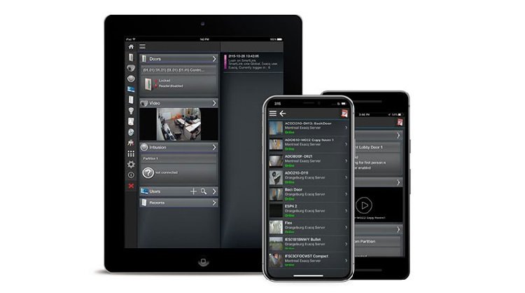 Johnson Controls VideoEdge integrates with EntraPass go Mobile App